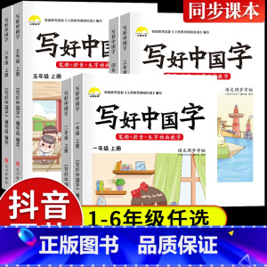 写好中国字(上册+下册) 小学五年级 [正版]2023新版 写好中国字一年级二年级下册语文同步练字帖 小学生三年级上册人