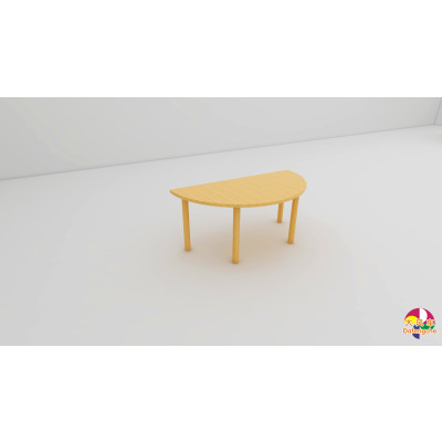 PTZ215 120cm*60cm*49cm 半圆桌