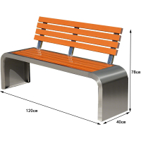 凌迪星长椅120*40*78cm张