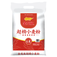 金龙鱼超精小麦粉2.5KG六星面粉家用面条馒头饺子通用中筋5斤麦芯
