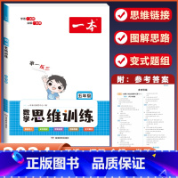 5年级 数学思维训练(全一册) 小学通用 [正版]2024版 数学思维训练一年级二年级三四五六年级上册下册人教版小学奥数