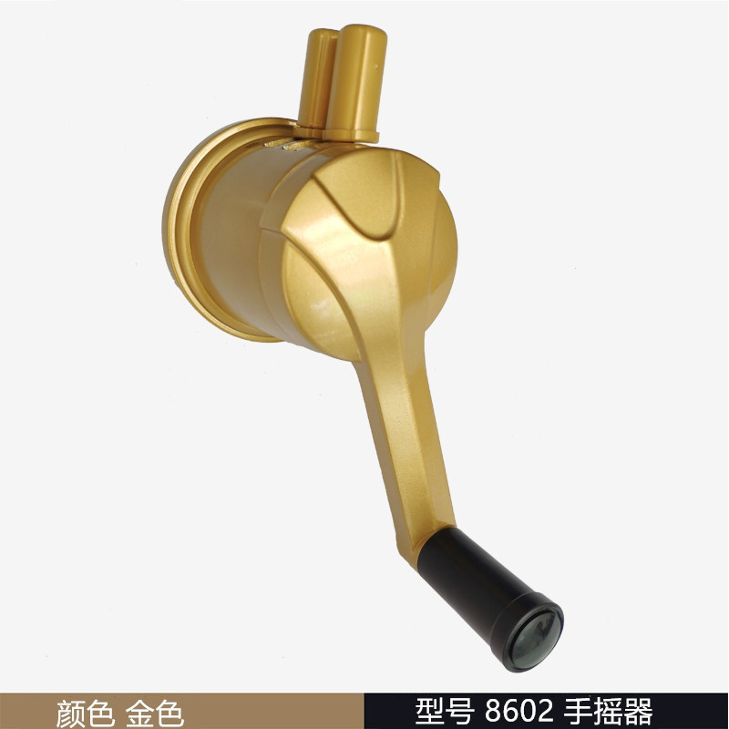 美帮汇8602 晾衣架配件钢丝绳太太手柄 好摇把750-760-620 型手摇器通用