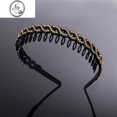 JiMi发卡发箍宽边简约甜美发夹带齿头箍女洗脸防滑发夹头饰品时尚气质