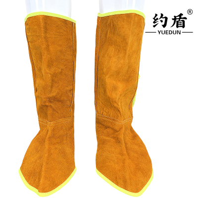 约盾 牛皮电焊防护脚套 YD8900/双
