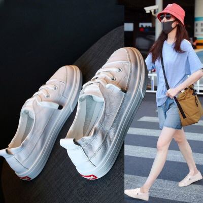 LI李公子-偏小一码-小白鞋女2020夏季新款一脚蹬韩版浅口学生百搭软底孕妇护士鞋单鞋女