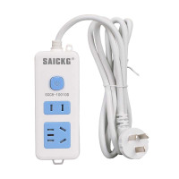 SAICKG SCC8-10010D 一位5孔 一位2孔 1.8M 2500W 插排(单位:个)蓝白