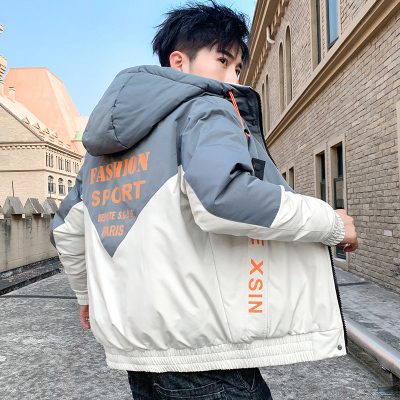 NEWLAKE青少年棉衣男2020新款外套初高中学生帅气潮流棉袄冬天加厚羽绒服棉衣