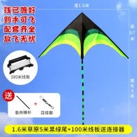 三维工匠潍坊原风筝大型长尾巴微风易飞成特大超大巨型2020新款 三维工 2.8米草原+30米尾+25自动锁轮700米