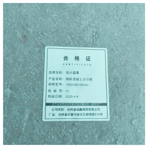 恒兴盛嘉 钢筋混凝土步行板 块