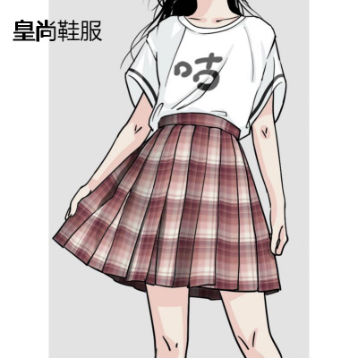 新品直营-疆拓（JIANGTUO）JK日系制服格裙腿毛联盟裙短百褶裙学院风少女全款未命名