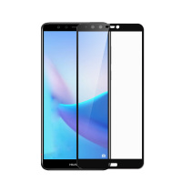 [买2送手机壳]轻万适用华为畅享8plus钢化膜honor全屏玻璃贴膜高清手机保护膜