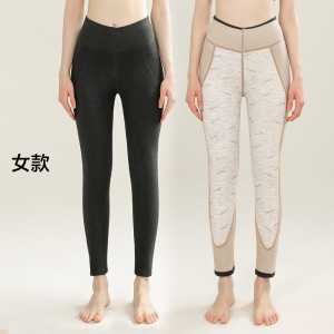 纯羊毛护膝男士保暖裤男款加厚加绒秋裤男蜂窝聚热羊毛裤东北棉裤