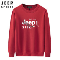JEEP SPIRIT吉普男士春秋新款长袖T恤宽松圆领衣服棉质套头卫衣