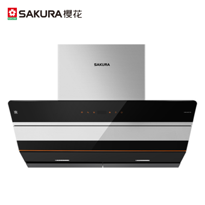 樱花 sakura 油烟机 20立方大吸力智能触控自动开屏近吸式抽油烟机