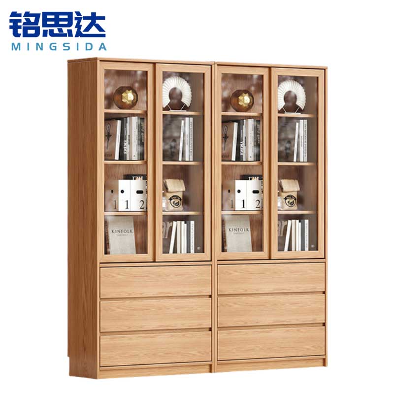 铭思达实木书柜