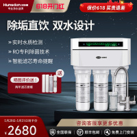 汉斯顿/Hunson家用厨下直饮RO反渗透净水器净水机1503 双膜双水直饮 滤芯更换提醒