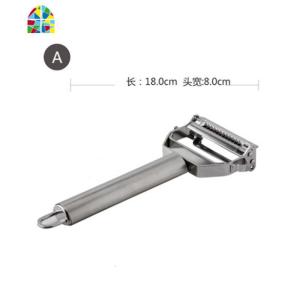 刨丝器家用厨房蔬菜萝卜丝土豆刨子不锈钢厨房水果刮皮刀削皮器 FENGHOU 多功能刨丝器