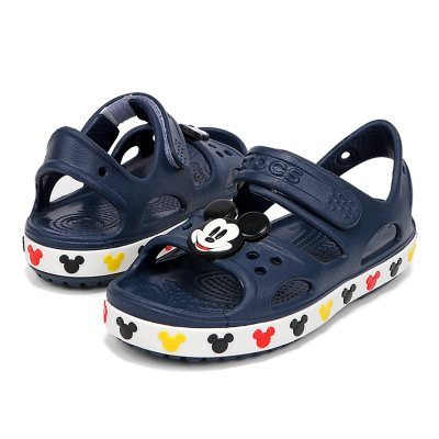 crocs卡骆驰flcb2 disney mickey moussdlk迪士尼米老鼠童鞋魔术贴