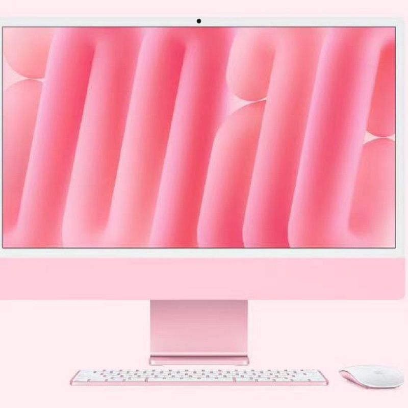 2024款Apple/苹果AI电脑/ iMac 24英寸粉色4.5K屏 M4(10+10核) 16G 256G一体式电脑 MWV43CH/A(不支持国补,可开企业发票)