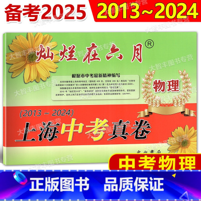 灿烂在六月 中考真卷 物理 上海 [正版]2025灿烂在六月上海中考真卷物理 中西书局2013-2024年上海中考历年真