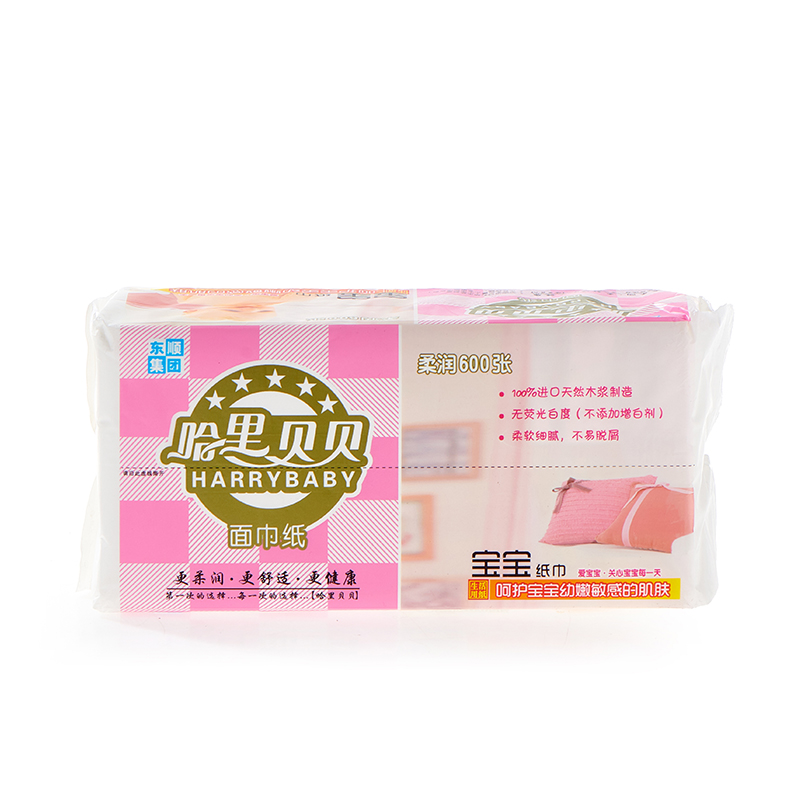 顺清柔柔润抽取式面巾纸宝宝面巾纸