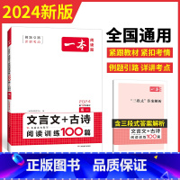 现代文阅读训练 高中一年级 [正版]2024高一文言文古诗文阅读技能训练100篇 高中语文文言文阅读+古代诗歌鉴赏 高一