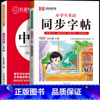 [语文+英语]五年级上册练字帖 全2册 [正版]一年级上册字帖练字天圆地方写好中国字小学生二三四五六年级下册语文同步练字