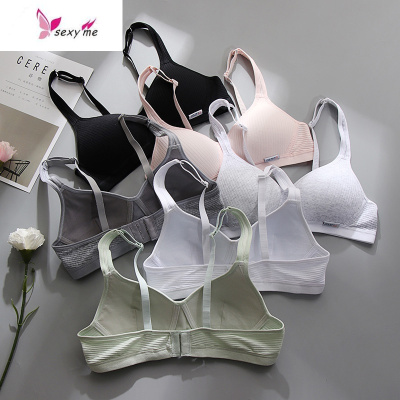 韩版棉内衣女学生高中少女无钢圈超薄款文胸罩小胸发育期防下垂FISHBASKET胸罩