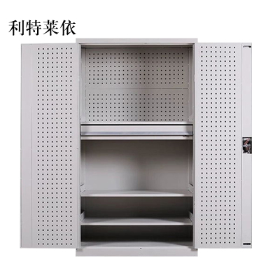 利特莱依工具柜加厚铁皮储物柜工厂车间用带抽屉汽修多功能收纳柜通门内一抽柜灰白色