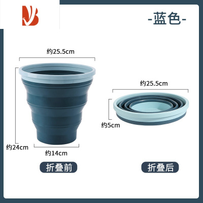 三维工匠车载垃圾桶汽车内用可折叠后排置物收纳用品伸缩垃圾收纳桶