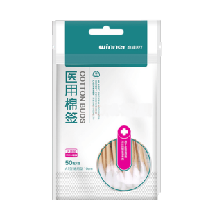 稳健医疗 医用棉签(灭菌级) 50支/袋(A1型通用型10cm) 稳健医疗