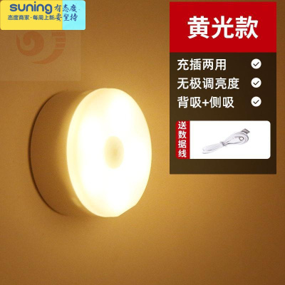 希杰狮王床头壁灯小夜灯新款2020卧室灯充电可移动台灯学习儿童护眼灯充电款1暖1白灯具