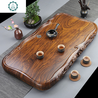 黑紫檀实木茶盘