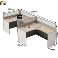 汐 屏风工位 双人位张