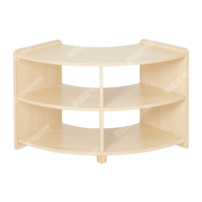 小小哈佛两层90度弧形柜