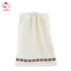 织娘故事 成人毛巾 米色 74*34cm/条