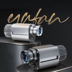 与凡广告 logo投影灯户外LED地面广告投射灯图案灯文字灯片图案灯 全彩灯片 35W