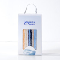 洁玉 彩虹彩条毛巾单条装礼盒JYCX-217FT-A 12*20*6cm/盒