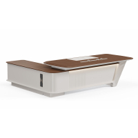 中豫鑫泽 ZYXZ5022074 简约现代老板办公桌大班台主管桌经理桌 2.4米