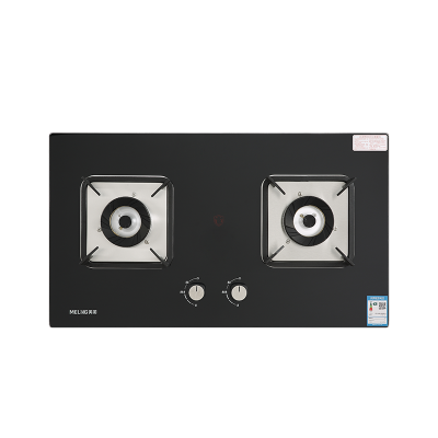 C美菱(MELING)燃气灶5.0kW大火力钢化玻璃灶具JZT-MZ-QB212S(天然气)