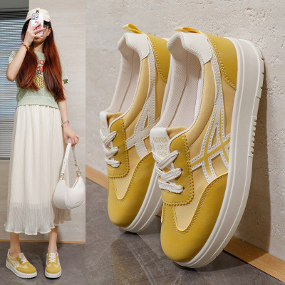 2026夏季小白鞋新款韩版ins女学生步面厚底运动休闲板鞋街拍_783