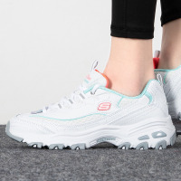 Skechers斯凯奇女鞋新款熊猫鞋复古厚底运动鞋缓震休闲鞋99999863-WGR ZP