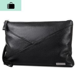 男包手拿包手包时尚简约软皮商务头层牛皮包大容量手抓包潮NEW LAKE男士手拿包