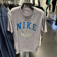 NIKE耐克短袖T恤运动休闲舒适针织圆领男装HQ9150-042 D