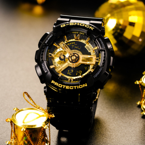 CASIO官方旗舰店卡西欧手表男G-SHOCK电子电竞运动潮流非机械男士石英表 男运动 街头日韩表GA-110GB