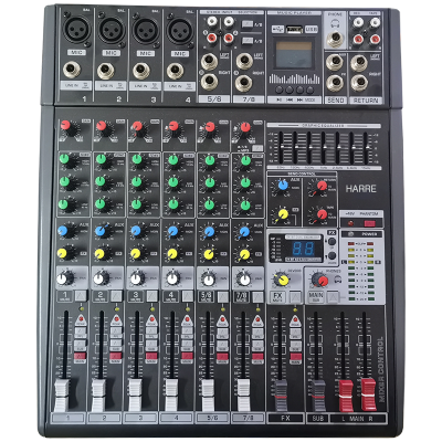 HARRE 调音台[8路输入2编组输出] RE-K0802