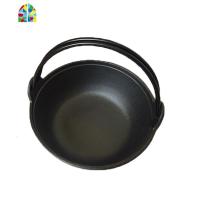 封后无涂层加厚铸铁炖锅日式寿喜锅不粘锅老式铁锅家用小炒锅汤锅 FENG 25cm寿喜锅送[手套+刷子]2-3人份(无