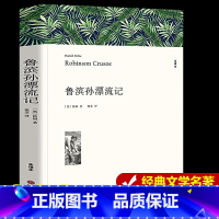 鲁滨孙漂流记 [正版]鲁滨孙漂流记 笛福著 原著全译本中文版完整版无删减 六年级下册阅读课外书名著课外阅读书籍 鲁滨逊漂