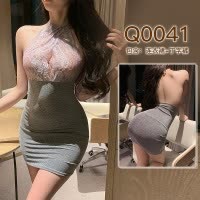 九里晴川内衣性感透视睡衣蕾丝连衣裙调味修身免脱成人用 Q0041 均码