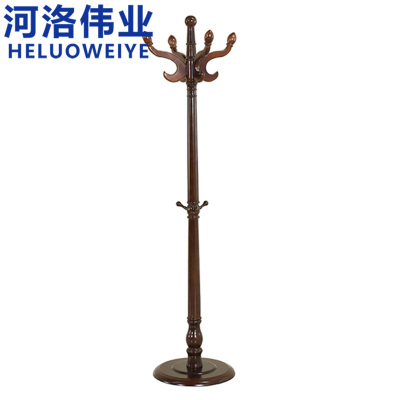 河洛伟业衣帽架实木个